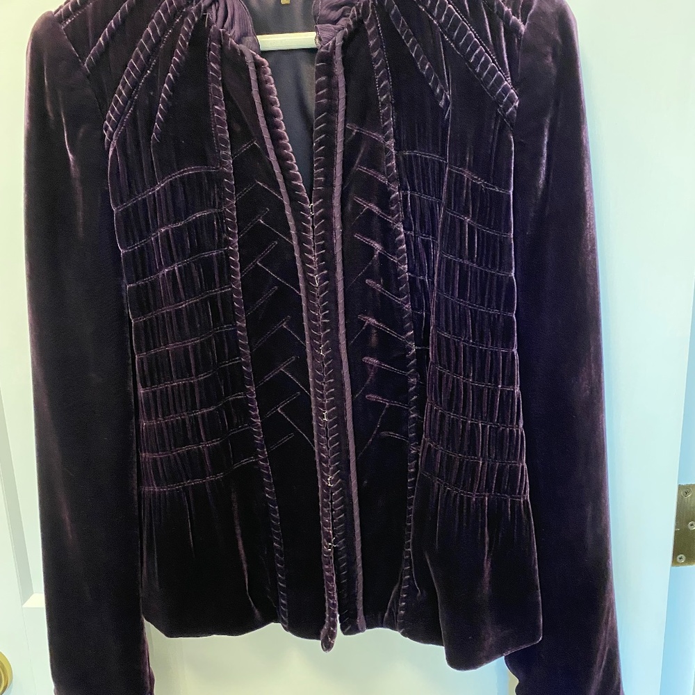 Tahari velvet jacket